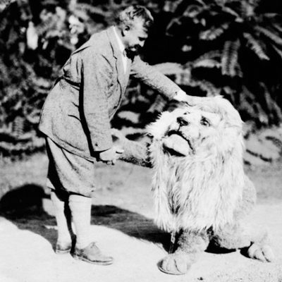 The First Nittany Lion Mascot - Vintage Penn State Photo