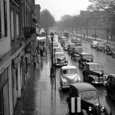 Vintage State College - College Avenue Circa 1954