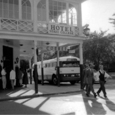 Hotel State College Circa 1960 Vintage Image
