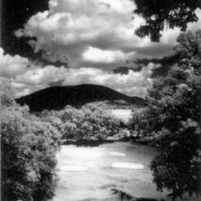 Vintage Mt Nittany and Clouds - Happy Valley Photo