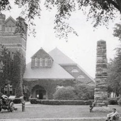 The Penn State Armory in 1942 - Vintage Penn State Photograph
