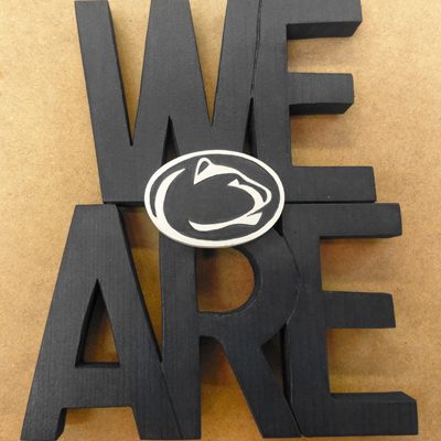 We Are Penn State Wall Plaque Art