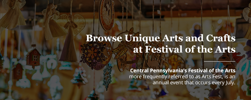 unique arts and crafts at central pennsylvania's festival of the arts