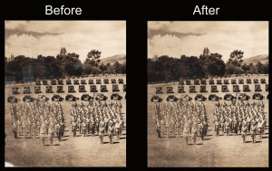 Before and After Digital Photo