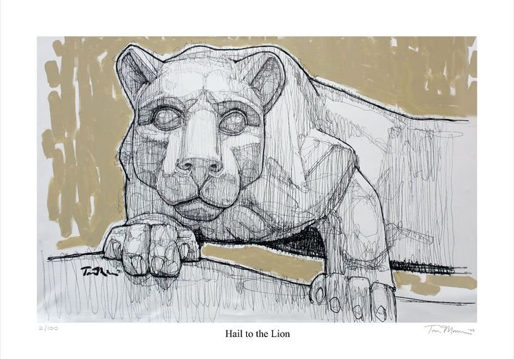 “Hail to the Lion” Artist Tom Mosser