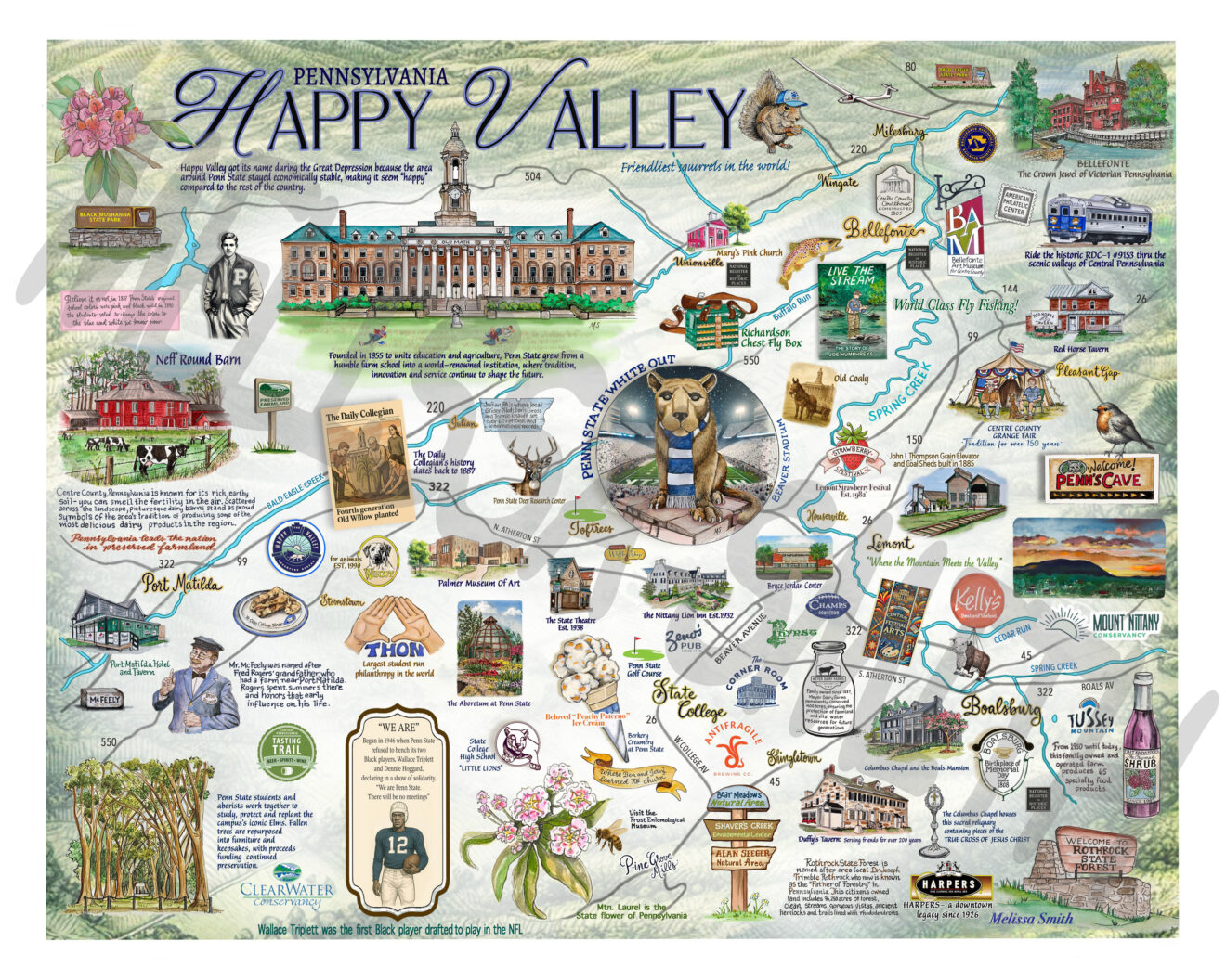 Happy Valley Maps | Old Main Frame Shop